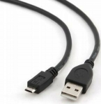 Natec Genesis Kabel USB Natec USB-A - microUSB 0.3 m Czarny (NKA0426)