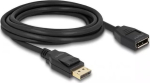 DELOCK DisplayPort 1.2 Verl&auml;ngerungskabel 4K 60 Hz 3 m