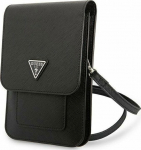 Guess Guess Handbag GUWBSATMBK black/black Saffiano Triangle
