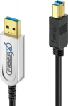 PureLink | FiberX Series | USB-A - USB-B | 3.2 Gen 2 | 10m | Svart