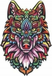 PuzzleOK Puzzle Wood eko 73 Mysterious wolf A4