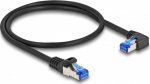 DELOCK RJ45 Netzwerkkabel Cat.6A S, 0.5m schwarz