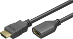 Wentronic HDMI pikenduskaabel 3.0m + Ethernet, 4K 3840x2160p@60Hz