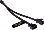 Alphacool Y-Splitter 4-Pin auf 2x 4-Pin PWM 15cm - schwarz