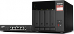 QNAP TS-473A-SW5T 4 BAY 2.2GHZ BUNDL, 4C/8T AMD 8GB DDR4 2 X 2.5GBE