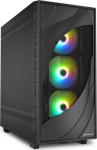 Sharkoon Geh&auml;use Rebel C80M RGB ATX 1xMetall schwa