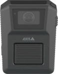 AXIS W102 BODY WORN CAMERA, BLACK OFFERS UP TO 12.5 HOURS OF