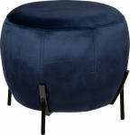 Atmosphera Navy blue pumpkin pouf