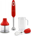 Smeg HBF03RDEU hand blender set, punainen