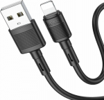 Kabel USB Hoco USB-A - Lightning 1 m Czarny