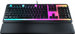 Turtle Beach Magma - Membrane RGB Gaming Keyboard with membrane keys, Advanced Anti-Ghosting, Easy-Shift Technology, RGB-Beleuchtung, removable palm rest, Kabelgebunden, USB, membrane Key Switch, QWERTZ, LED, Schwarz