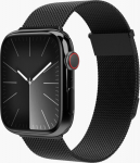 VONMHLEN Vonm&auml;hlen Milanese Loop 2, Strap, Smartwatch, Black, Apple, Apple Watch 44 | 45 | 46 | 49 mm, Stainless steel