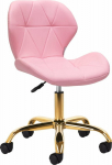 Activeshop Cosmetic stool QS-06G pink gold