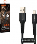 Kabel USB USB-A - USB-C 1 m Czarny (25698)