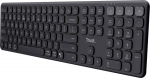 Trust Vaiya US Black USB + RF Wireless + Bluetooth - keyboard