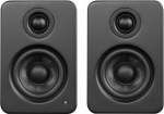 ?KAU KANTO AUDIO 3" DRIVER - POWERED SPEAKERS WITH USB DAC AND 3.5MM AUX - MATTE BLACK (INCL. TYPE C & G POWER CORDS)