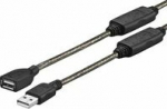 Vivolink USB 2.0 ACTIVE CABLE A MALE -, A FEMALE