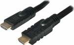 Logilink, CHA0020, 20m, Active, HDMI cable, type A male, - HDMI type A male, black. | Logilink | HDMI to HDMI | 20 m
