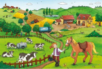 Ravensburger RAVEN 2X12 EL. Working on the Farm - 075607