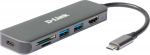 D-Link DUB-2327 6-in-1 USB-C Hub with HDMI/USB-PD/SD-Reader retail