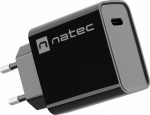 Natec Genesis Natec Ribera 20W USB-C czarna - Natec Ribera mains charger 20W USB-C czarna