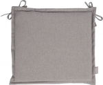 Chair pad FLORIDA 42x38xH3cm, greyish beige