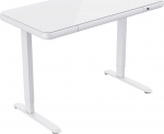 Desk ERGO FIT with 1 motor 122x62xH73.5-118cm, white