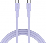 CANYON cable OnWire 60CL C-C 60W COLOR Braided 1m Purple