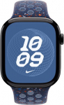 Apple Nike - Band for smart watch - 46mm - size S/M - blue band - for Watch Herm&egrave;s Series 9, SE 3, Series 10, Series 11, Series 8, Series 9, Ultra 2, Ultra 3