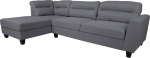 Corner sofa HELSINKI LC, dark grey