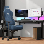 Fabric gaming chair Anda Seat Kaiser 3E XL Dark Blue Fabric
