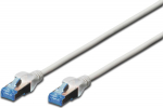 DIGITUS patch cable Cat5e SF/UTP Ste. RJ45 1.00m gray polybag