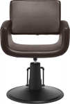 Activeshop Mataro Brown Hairdressing Chair with Black Base
