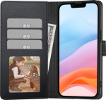 Kaitse&uuml;mbris kaanega Wallet, Xiaomi Redmi 15 5G / Redmi 15 4G, must, Tech-Protect