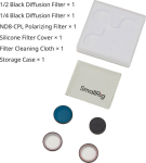 SMALLRIG 5789 1/2 & 1/4 BLACK DIFFUSION & ND8-CPL POLARIZING FILTER KIT FOR DJI OSMO NANO