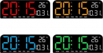 Blackmoon GH0707 LED clock with thermometer (mix colors)