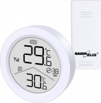 GreenBlue Wireless Weather Station GB162 temperature IN/OUT, clock, range of the do 60 m