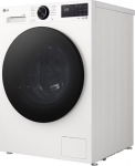 LG Washing machine | F4X5011TWB | Energy efficiency class A | Front loading | Washing capacity 11 kg | 1400 RPM | Depth 57 cm | Width 60 cm | Display | LED | Steam function | Direct drive | Wi-Fi | White