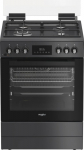 Whirlpool Cooker | W6G8LSSAWTA | Hob type Gas | Oven type Electric | Anthracite | Width 60 cm | Depth 60 cm | 72 L