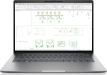 HP ZBook 8 G2i 14 - Ultra 7-356H, 32GB, 1TB SSD, 14 WUXGA 400-nit AG, RTX PRO 500 Blackwell 6GB, 5MP IR cam, WWAN-ready, Smartcard, FPR, US backlit keyboard, 77Wh, Meteor Silver, Win 11 Pro, 3 years
