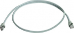 TELEGARTNE Patch cord S/FTP Cat6a (ISO/IEC), 15m MP8 FS500, LSZH, grey, 1:1