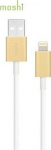 Cable USB Moshi USB-A - Lightning 1 m White (MI-LIGHUSB-G)