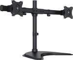 Multibrackets M Deskstand Basic Dual | VESA 75x75-100x100 | Max 8kg | Table base | Svart