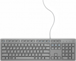 DEL Dell wired keyboard &ndash; KB216 - deutsch (QWERTZ) - grau, Full size (100%), Kabelgebunden, USB, QWERTZ, Grau