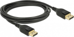 DELOCK DisplayPort Kabel St > St 8K 60Hz 3.00m schwarz
