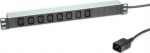 ROLINE Stromverteilungseinheit (Rack - mountable) - 3600 Watt - Eingabe, Eingang IEC 60320 C20 16A - output terminals: 8 (8x IEC 60320 C13)