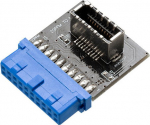 Akasa USB 3.0 zu USB 3.1 20-pin Adapter