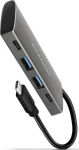 AXAGON HMC-4G2 2x USB-A + 2x USB-C, USB-C 3.2 Gen 2 10Gbps hub, 13cm USB-C cable