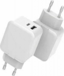 CoreParts USB-C Power Charger, 30W 5V-12V/2A-3A Output: