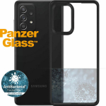 Kaitse&uuml;mbris ClearCase, Samsung Galaxy A52 / A52 5G / A52s 5G, klaasist tagak&uuml;ljega, l&auml;bipaistev musta &auml;&auml;rega, PanzerGlass